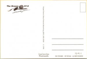 Ogden, UT Utah  RADIO STATION 97.9~THE BREEZE Smooth Jazz Music  4X6 Postcard