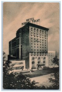 c1950 The Robert Treat Hotel Knott Hotel Restaurant Building Newark NJ Postcard