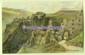 DS048 - Cornwall - Tintagel, the Castle Ruins, Artist - David Skipp - Postcard