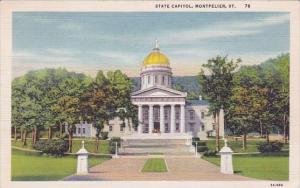 State Capitol Montpelier Vermont