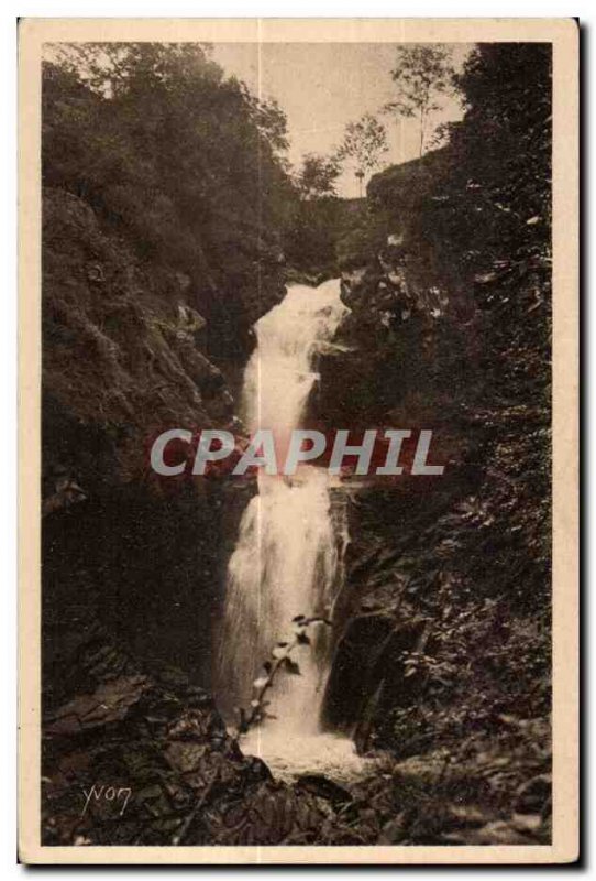 Old Postcard The Region Of Limousin The Waterfall Gimel