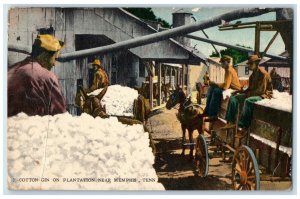 1955 Cotton Gin Plantation Near Horse Wood Carriage Memphis Tennessee Postcard