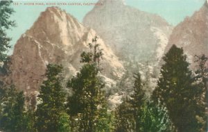 Kings River Canyon California  South Fork Litho Postcard Unused