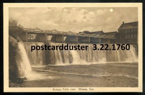 h1012 - OTTAWA Ontario Postcard 1910s Rideau Falls by ISC Picton