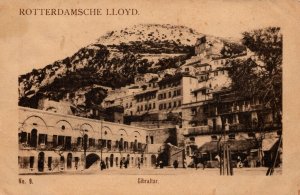 Gibraltar Rotterdamsche Lloyd Vintage Postcard 08.73