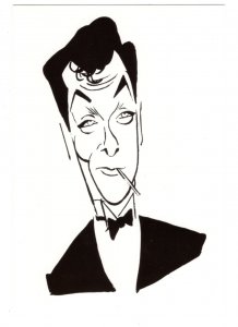 Large 5 X 7 Tony Curtis, Caricature, 1959