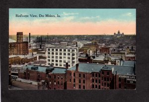 IA City Standard Life Insurance Co Des Moines Iowa Vintage Postcard