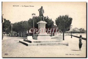 Old Postcard Royan square Boton
