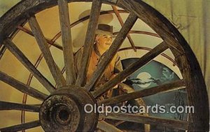 Ward Bond, Movieland Wax Museum Bur Postcard