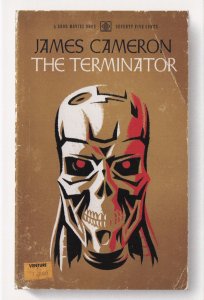 The Terminator James Cameron Film Movie As Rare Old Book Cover Postcard