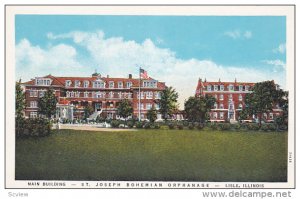 Main Building, St. Joseph Bohemian Orphanage, LISLE, Illinois, 1910-1920s