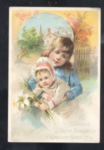 TOLEDO OHIO WOOLSON SPICE COMPANY LION COFFEE SISTERS VICTORIAN TRADE CARD