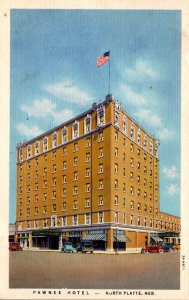 Nebraska North Platte Pawnee Hotel 1935 Curteich