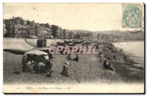 Old Postcard The Seas Beach and La Digue