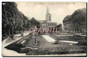 Old Postcard Lisieux The public garden and museum