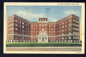 Tulsa, Oklahoma/OK Postcard, St John's Hospital, 1944!