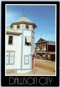 Dawson's restored Post Office and the Palace Grand Theatre - Dawson City, Canada