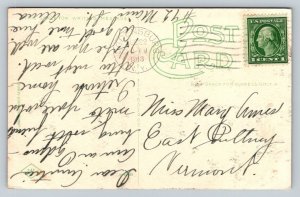 1913  Steamer America  Cascade Rapids  St. Lawrence River  Postcard