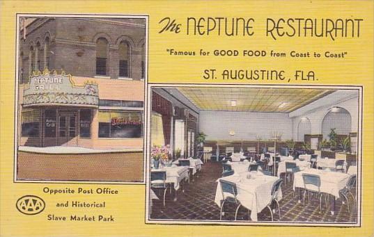 Florida St Augustine Interior Neptune Restaurant