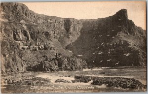 The Amphitheatre Giants Causeway County Antrim N. Ireland Vintage Postcard B56