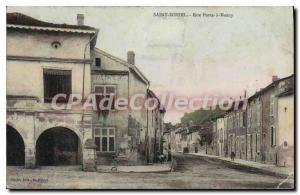 Old Postcard Saint Mihiel Rue Porte In Nancy