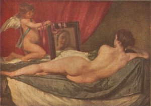 Velazquez. Venus and Cupido. Nude' Fine art, painting, moder...