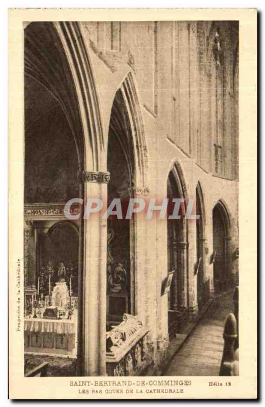 Old Postcard Saint-Bertrand-de-Comminges The Netherlands Cotes De la Cathedrale