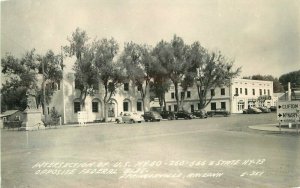 Apache Chief Motel automobiles Springerville Arizona 1940s Cook Postcard 6246