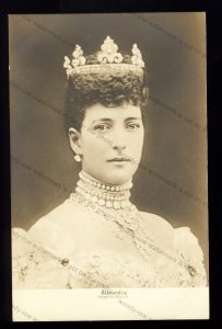 ROY516 - King Edward VII - Queen Alexandra - Portrait - Postcard