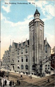 West Virginia Parkersburg City Building Curteich