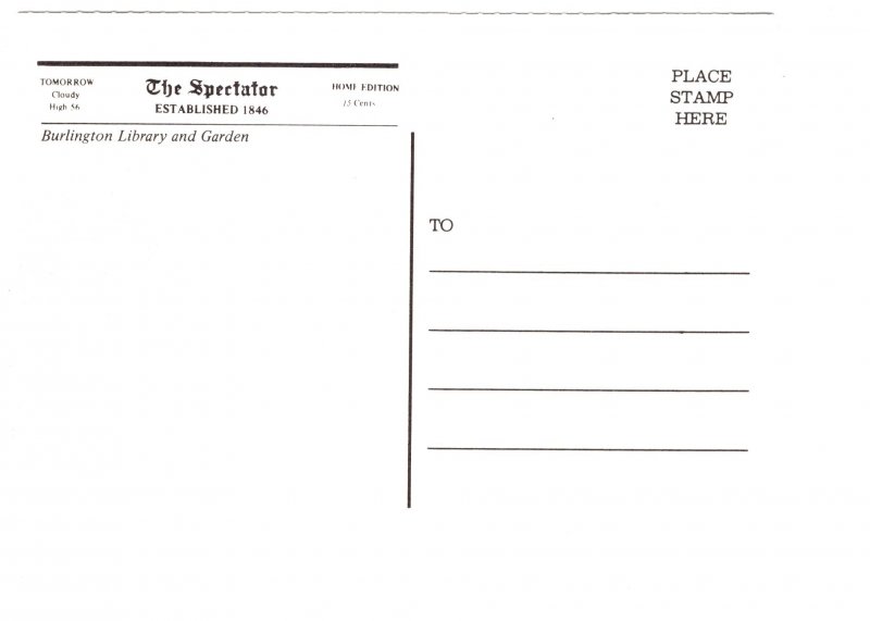 Library and Garden, Burlington, Ontario, The Spectator