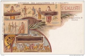 AS: R. Cavi, Souvenir Des Catacombes De St. Calliste, Via Appia Antica 33, Ro...