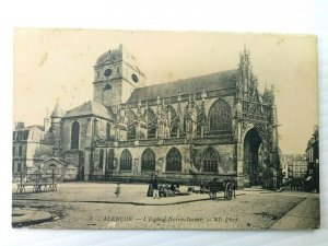 Vintage Postcard France Alencon L'Eglioe Notre Dame ND Phot