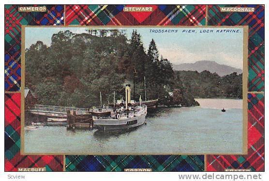 Clans border , Trossachs Pier, Loch Katrine , Scotland , 00-10s