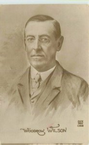 C-1910 President Woodrow Wilson #1368 RPPC Photo Postcard Dix 20-11591