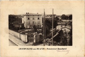 CPA CHAMPAGNE au MONT-d'OR Pensionnat Pantoussy (443867) 