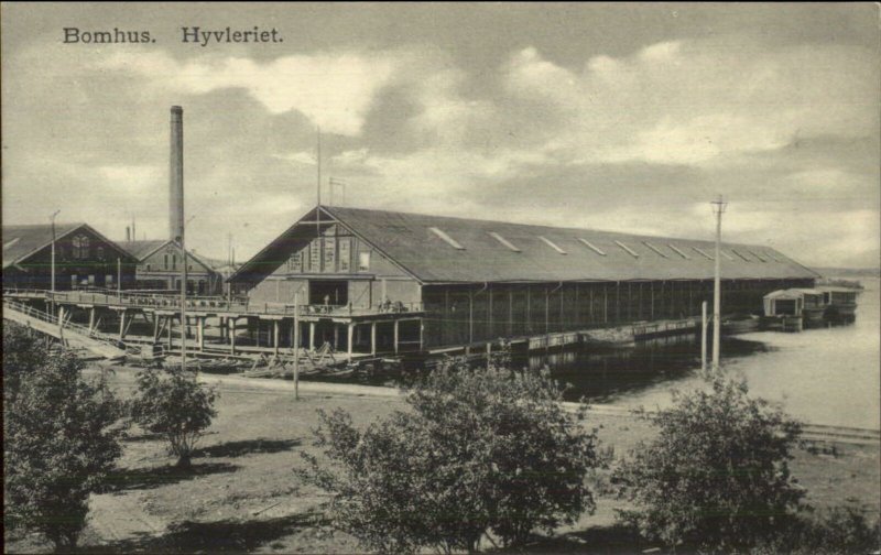 Bomhus Gavle Sweden Hyvleriet c1910 Postcard