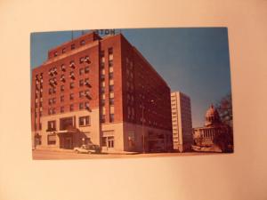 1960's Governor Hotel Jefferson City Missouri MO Postcard y6256