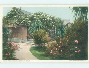 Unused Divided-Back ROSE COVERED COTTAGE state of California HM8273