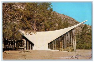 c1960 United Church Christ Hyperbolic Exterior Squaw Valley California Postcard