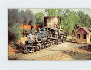 Postcard Sierra Railroad's Number 28, California