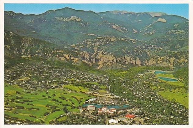 Colorado Colorado Springs Broadmoor Resort Complex Aerial View