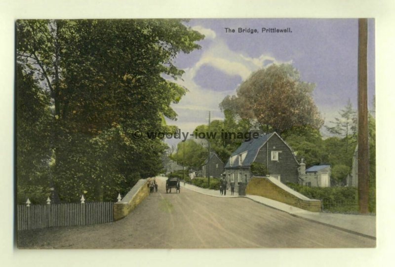 tp5896 - Essex - Horse & Carriage on the Bridge at Prittlewell  - Postcard