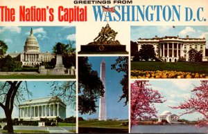 Washington D C Greetings From The Nation's Capitol Multi View