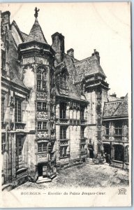 c1910s Bourges, France Jacques Coeur Palace Staircase Gothic Tower Windows A350