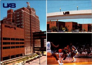 AL, Birmingham  UNIVERSITY OF ALABAMA  Hospital & Basketball Game  4X6 Postcard