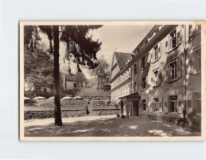 Postcard Bahnstation Hubacker, Post Lautenbach, Thermalbad Sulzbach, Germany