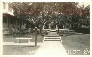 California San Diego Carlsbad Hotel Frasher 1930s RPPC Photo Postcard 22-2709