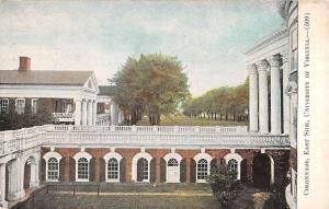 Lynchburg Virginia University Colonnade East Side Antique Postcard K88869