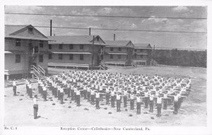 Calisthenics - Army Reception Center - New Cumberland PA Pennsylvania Postcard